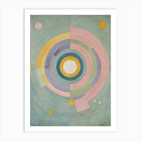 Pastel Geometry no1 Art Print