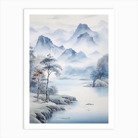 Chinese Landscape Painting 1 Art Print