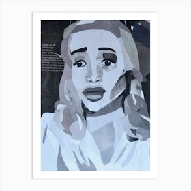 Old Hollywood Femme Fatale Art Print