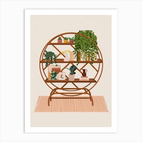 Plant Shelf 3 Art Print