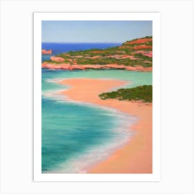 Cala Tarida Ibiza Spain Monet Style Art Print