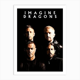 Imagine Dragons 5 Art Print