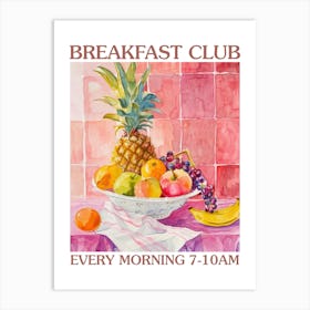 Breakfast Club Fruit Salad 3 Art Print