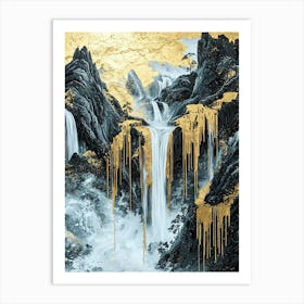 Olympus Glow Metallic Serenity Art Print