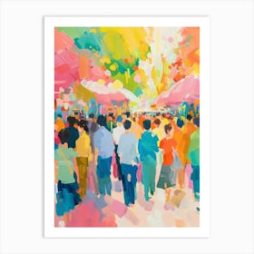 Asian Market Art Print