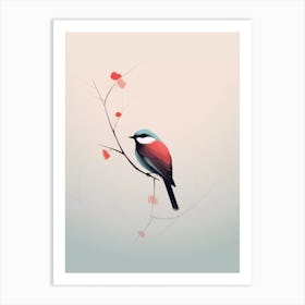 Bird On A Branch Art Print