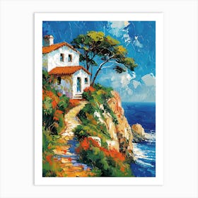 House On The Beach Art Print