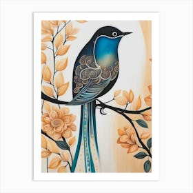 Blue Bird Art Print