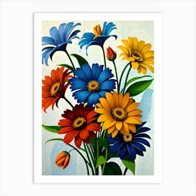 Flowers art Art Print