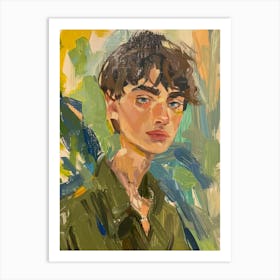 Portrait Of A Young Man 7 Art Print