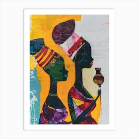 Two African Women Art Print