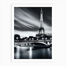 Eiffel Tower In Paris 8 Art Print