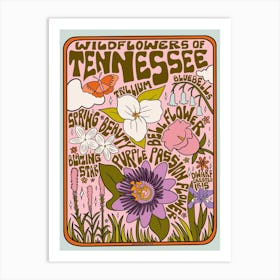 Tennessee Wildflowers Art Print