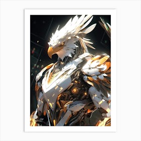 Robot Eagle Art Print