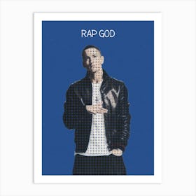 Rap God Eminem Art Print