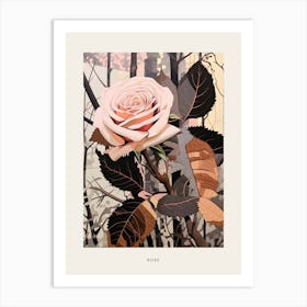 Flower Illustration Rose 2 Poster Art Print