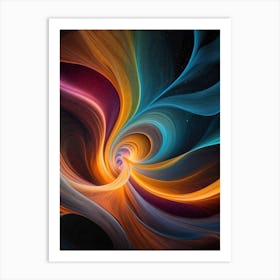 Abstract Swirl Canvas Print Print Art Print