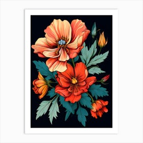 Poppies 53 Art Print