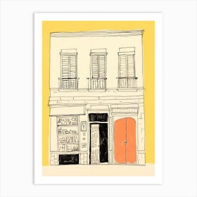 Seville The Book Nook Pastel Colours 2 Art Print