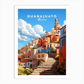 Guanajuato MexicoTravel Poster Art Print