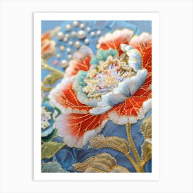 Chinese Embroidery 3 Art Print