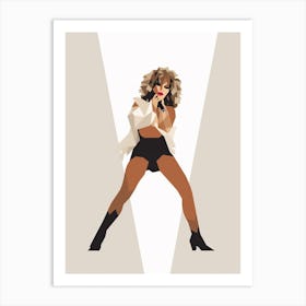 Tina Turner Icon Poster Art Print