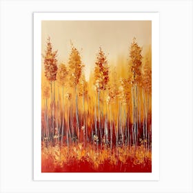 Beautiful Autumn Painting 3 Art Print