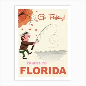 Go Fishing Florida Art Print