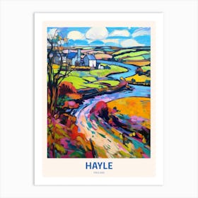 Hayle England 3 Uk Travel Poster Art Print