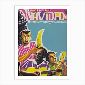 Programa De Navidad - Vintage poster Art Print