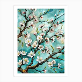 Blossoming Cherry Tree 4 Art Print