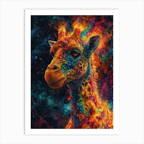 Giraffe 109 Art Print