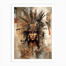 Epic Heritage: Native American Splendor Art Print