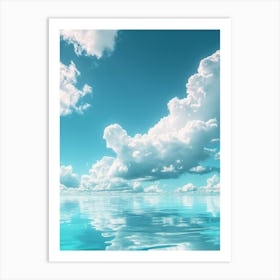 Sky And Clouds Canvas Print Art Print