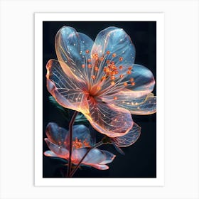 Abstract Flower 2 Art Print