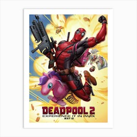 Movie Cover Deadpool 2 Art Print