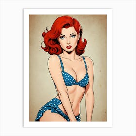 Pin Up Girl 2 Art Print