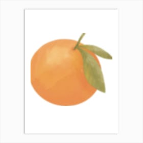 Tangerine wall art Art Print