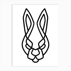 Bunny Head Art Print