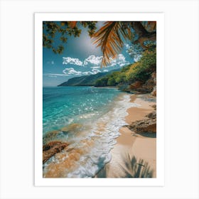 Beach - Beach Stock Videos & Royalty-Free Footage Art Print