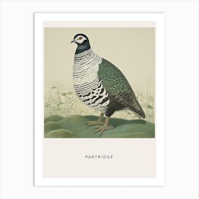 Ohara Koson Inspired Bird Painting Partridge 3 Poster Art Print