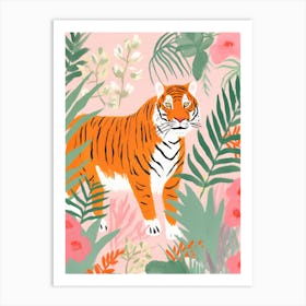 Tiger In The Jungle 14 Art Print