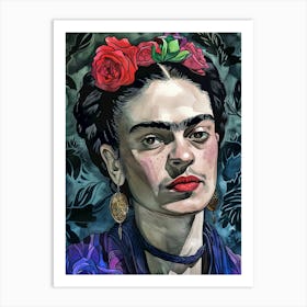 Frida Kahlo 5 Art Print