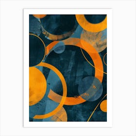 Abstract Circles 63 Art Print