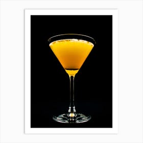 Orange Martini Art Print