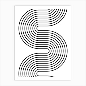 Zigzag Pattern Art Print