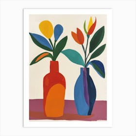 Two Vases 1 Art Print