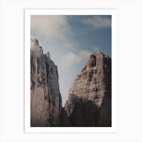 Steep Peaks Art Print