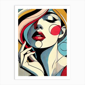 Pop Art Portrait Art Print