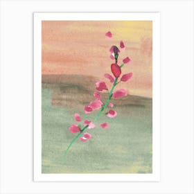 Pink Flower 15 Art Print